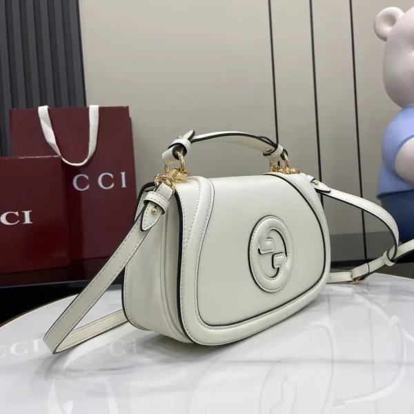 Gucci Blondie small shoulder bag in White Leathe - Image 3