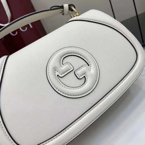 Gucci Blondie small shoulder bag in White Leathe - Image 6