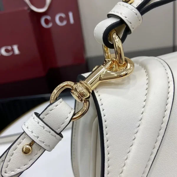 Gucci Blondie small shoulder bag in White Leathe - Image 7