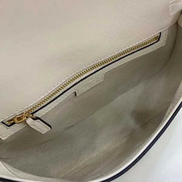 Gucci Blondie small shoulder bag in White Leathe - Image 9