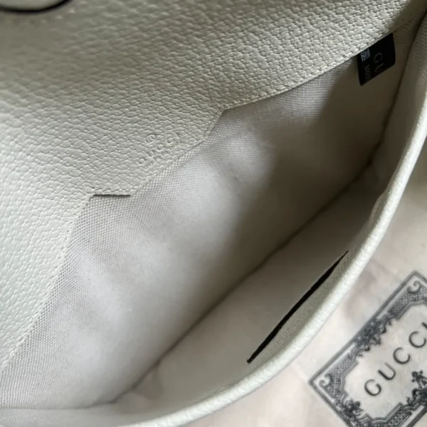 Gucci Brown GG Supreme Ophidia Belt Bag White Beige Leather Cloth - Image 10
