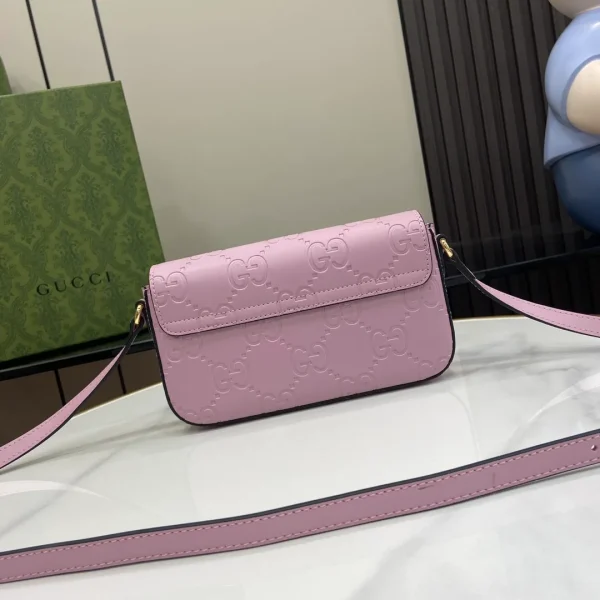 Gucci Calfskin GG Super Mini Shoulder Bag - Image 5