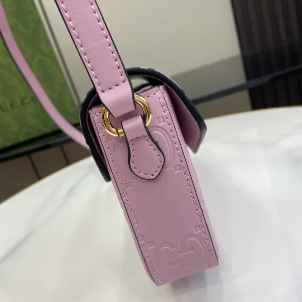 Gucci Calfskin GG Super Mini Shoulder Bag - Image 8