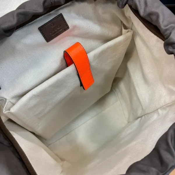 Gucci GG leather-trimmed backpack Gucci - Image 2