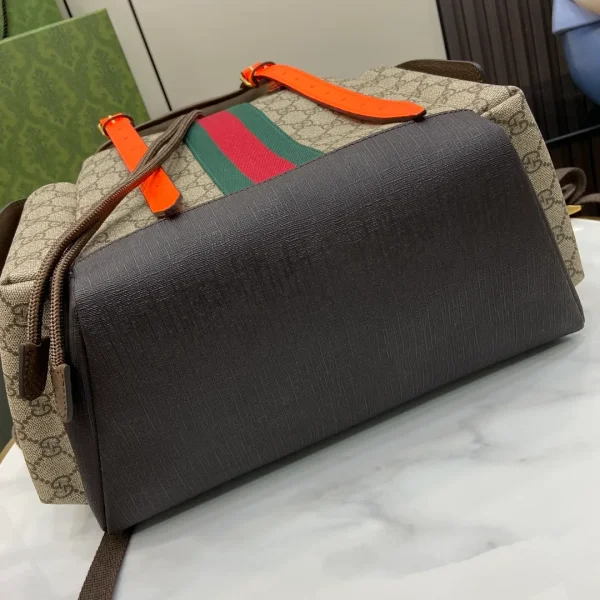 Gucci GG leather-trimmed backpack Gucci - Image 6