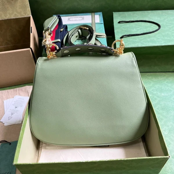 Gucci Green Medium Blondie Bag - Image 4