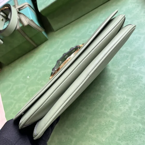 Gucci Green Medium Blondie Bag - Image 5