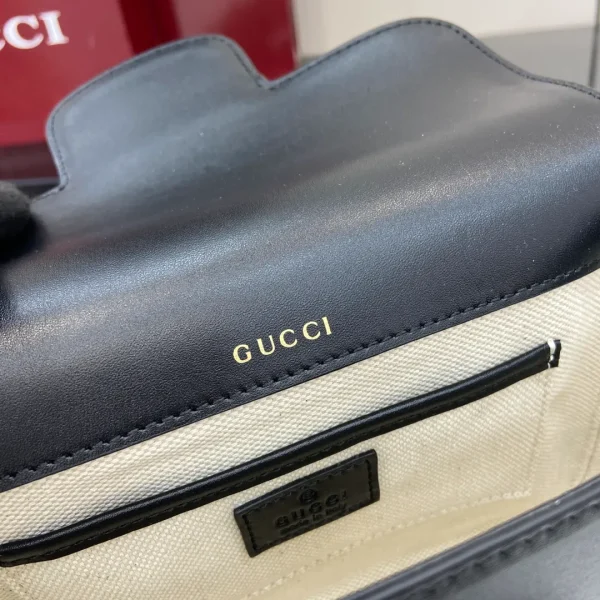 Gucci Horsebit 1955 medium shoulder bag in Black Leather | - Image 2