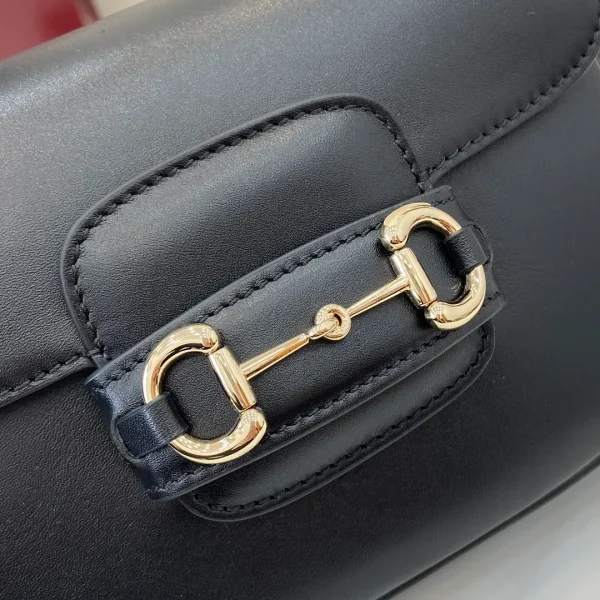 Gucci Horsebit 1955 medium shoulder bag in Black Leather | - Image 7