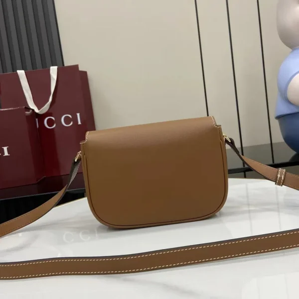Gucci Horsebit 1955 small shoulder bag in brown leather - Image 4