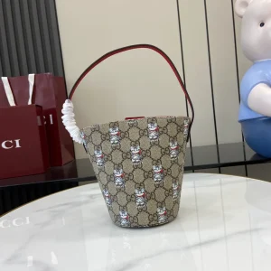Gucci Kids Printed GG Bucket Bag