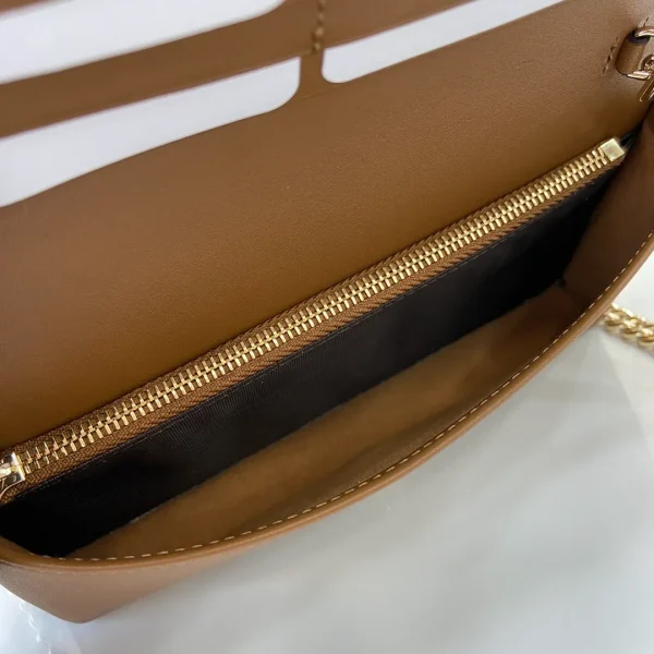 Gucci Metallic Gold Guccissima Leather Flap Continental Wallet - Image 2