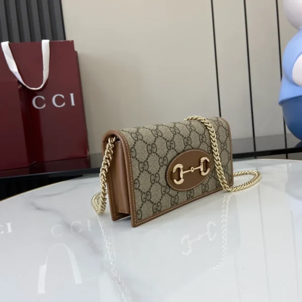 Gucci Metallic Gold Guccissima Leather Flap Continental Wallet - Image 4