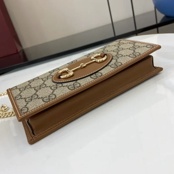 Gucci Metallic Gold Guccissima Leather Flap Continental Wallet - Image 6