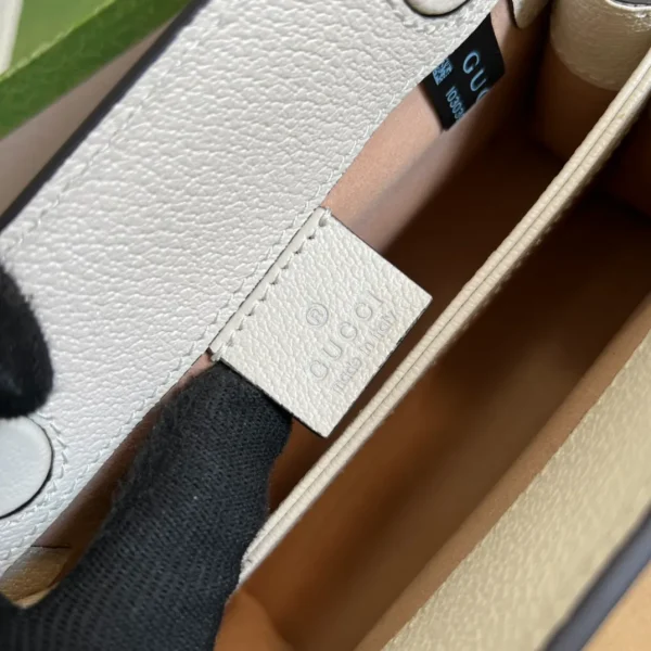 Gucci Neutral Ophidia Small GG Supreme Shoulder Bag - Image 2