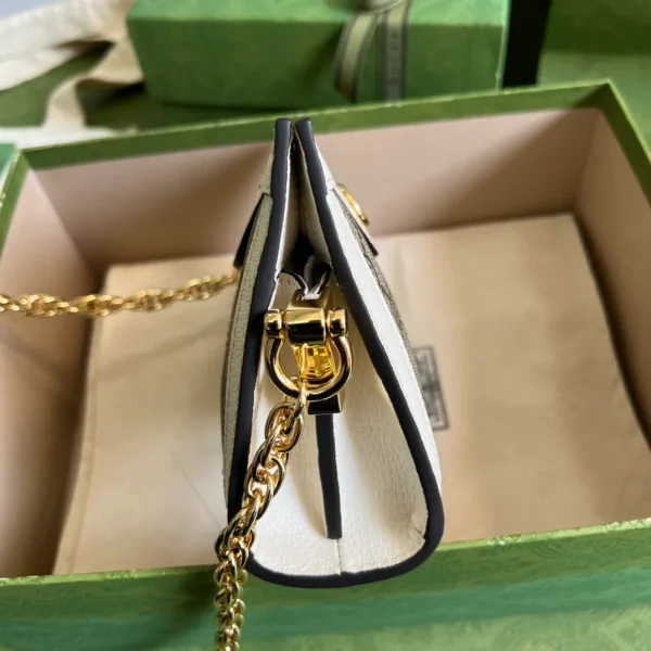 Gucci Neutral Ophidia Small GG Supreme Shoulder Bag - Image 7