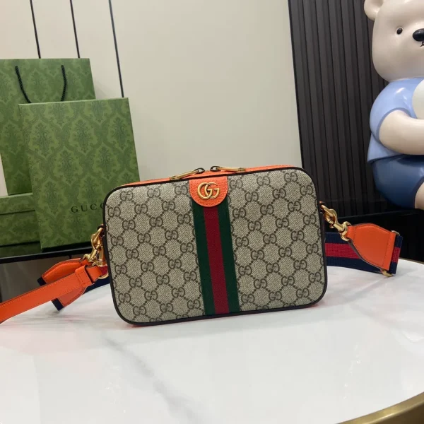 Gucci Ophidia GG Small Belt Bag in Pink - Image 3