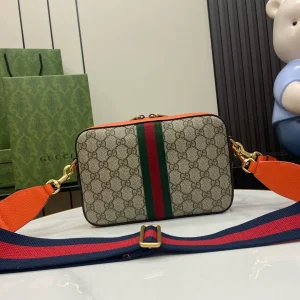 Gucci Ophidia GG Small Belt Bag in Pink