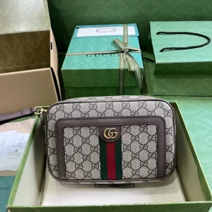 Gucci Ophidia GG Supreme Canvas Pouch