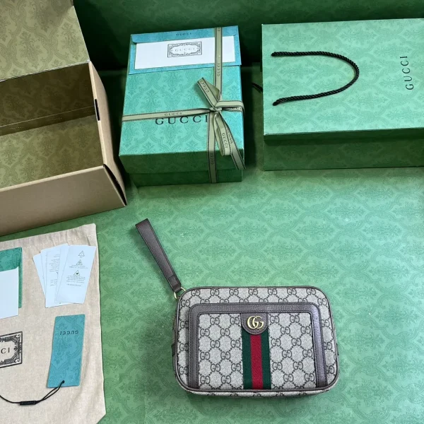 Gucci Ophidia GG Supreme Canvas Pouch - Image 8