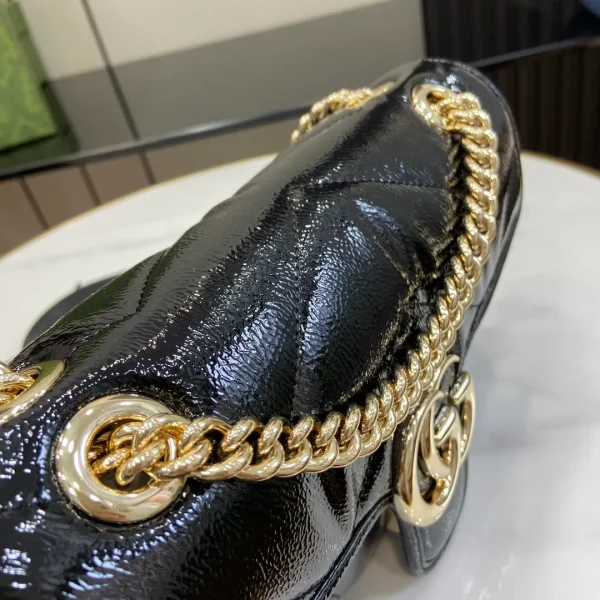Gucci Small GG Marmont Shoulder Bag - Image 8