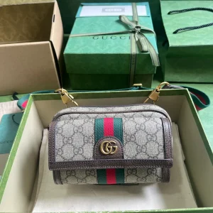 Gucci Small Ophidia Crossbody Crossbody Handheld Canvas