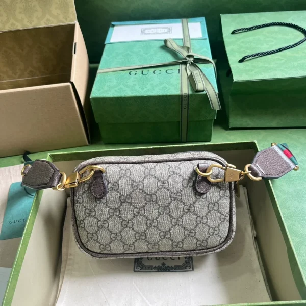 Gucci Small Ophidia Crossbody Crossbody Handheld Canvas - Image 4