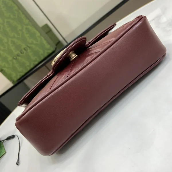 Gucci Super Mini GG Marmont Cross Body Bag - Image 6