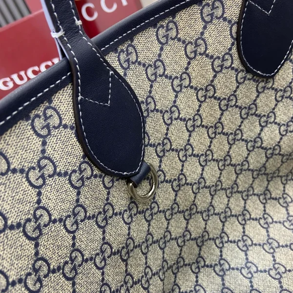 Gucci Totissima large reversible tote in Blue Fabric - Image 10