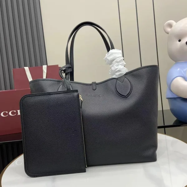 Gucci Totissima large reversible tote in black leather