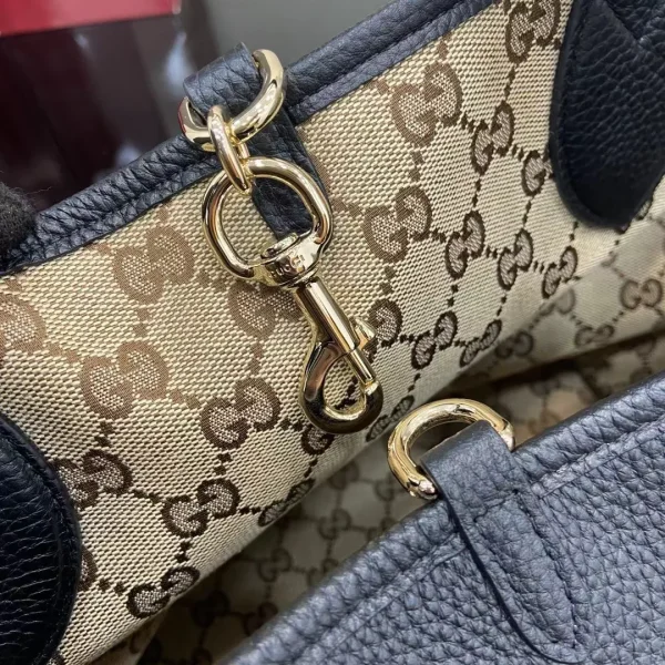 Gucci Totissima large reversible tote in black leather - Image 9