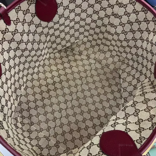 Gucci Totissima small reversible tote bag in Rosso Ancora red - Image 10