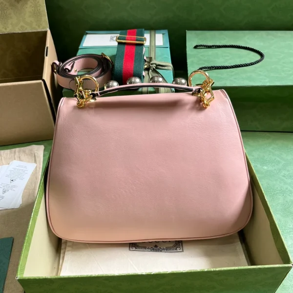 Gucci pink top handle bag - Image 4