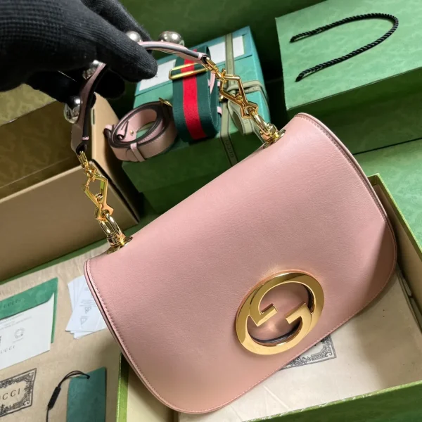 Gucci pink top handle bag - Image 8