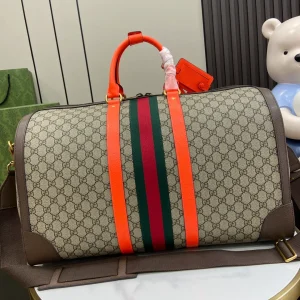 Louis Vuitton Coated Canvas Keepall Bandouliere 50
