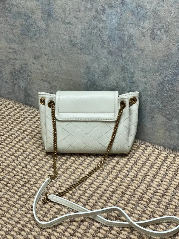 Nolita Mini Leather Shoulder Bag White - Image 4