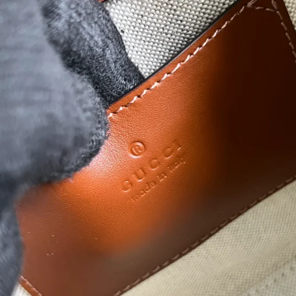 Ophidia medium messenger bag in grey and black GG - Image 2