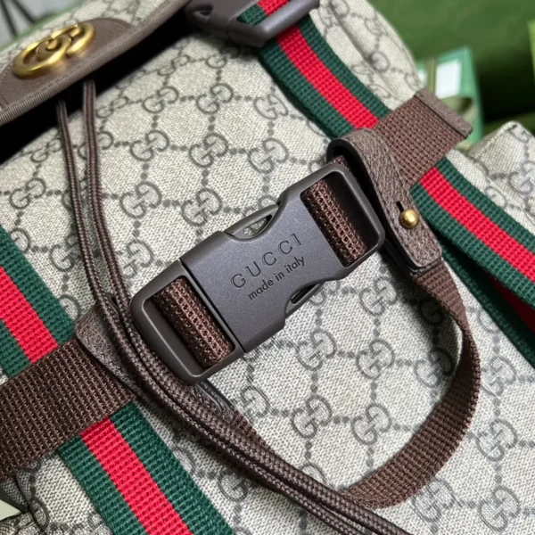 Ophidia small backpack in beige - Image 8