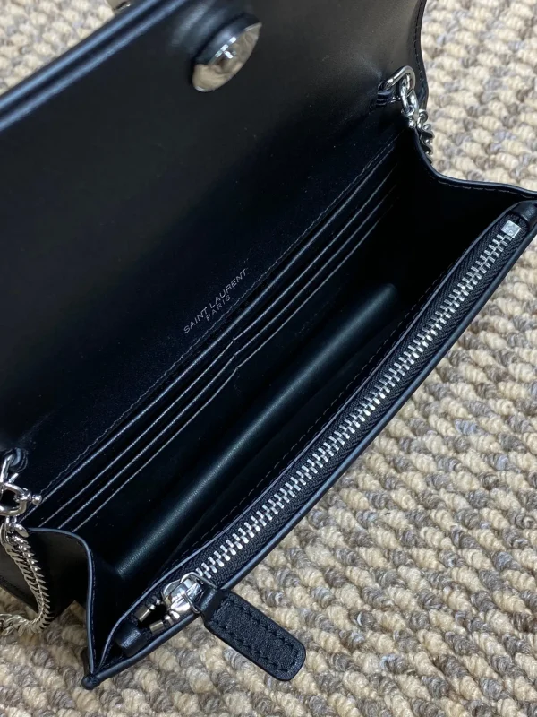 Replica Saint Laurent Gaby Quilted Leather Cosmetic Pouch - Image 2