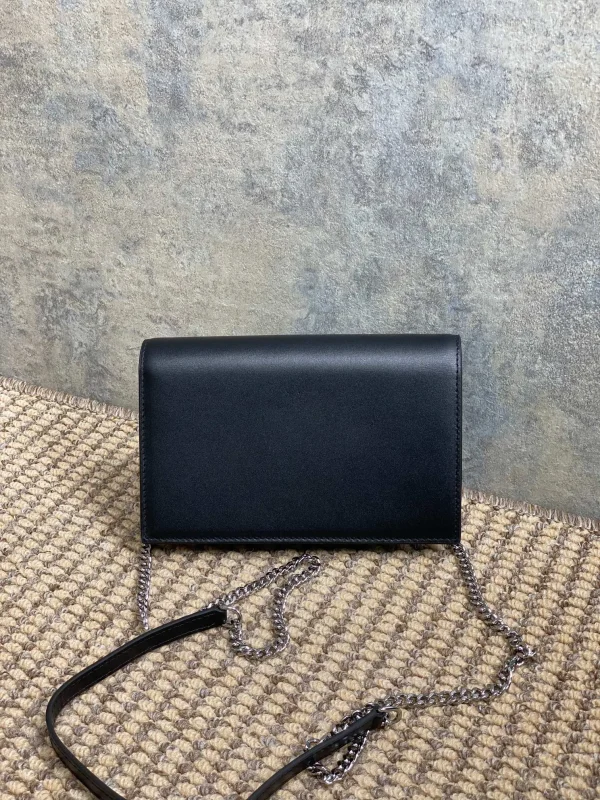 Replica Saint Laurent Gaby Quilted Leather Cosmetic Pouch - Image 4