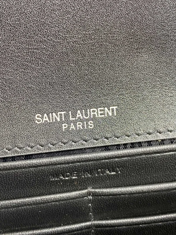 Replica Saint Laurent Gaby Quilted Leather Cosmetic Pouch - Image 9