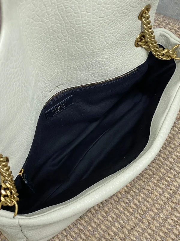 SAINT LAURENT Calypso large padded textured-leather shoulder bag - Image 2