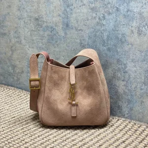 SAINT LAURENT Saint Laurent Tanger Suede Hobo Shoulder