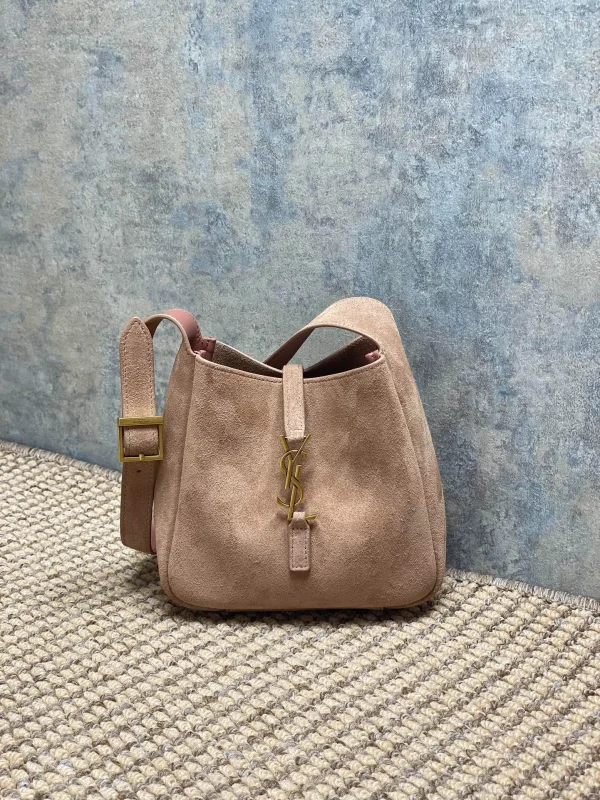 SAINT LAURENT Saint Laurent Tanger Suede Hobo Shoulder