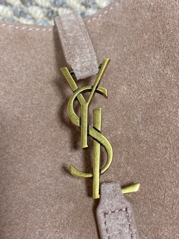 SAINT LAURENT Saint Laurent Tanger Suede Hobo Shoulder - Image 8