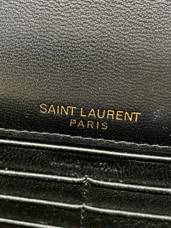 Saint Laurent Black Patent Leather Small Kate Tassel Crossbody Bag - Image 10