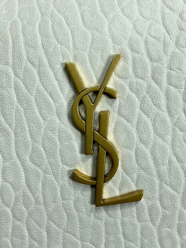 Saint Laurent Busta Leather Clutch Bag - Image 4