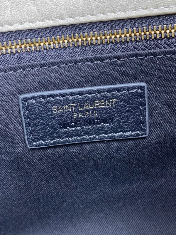 Saint Laurent Busta Leather Clutch Bag - Image 8
