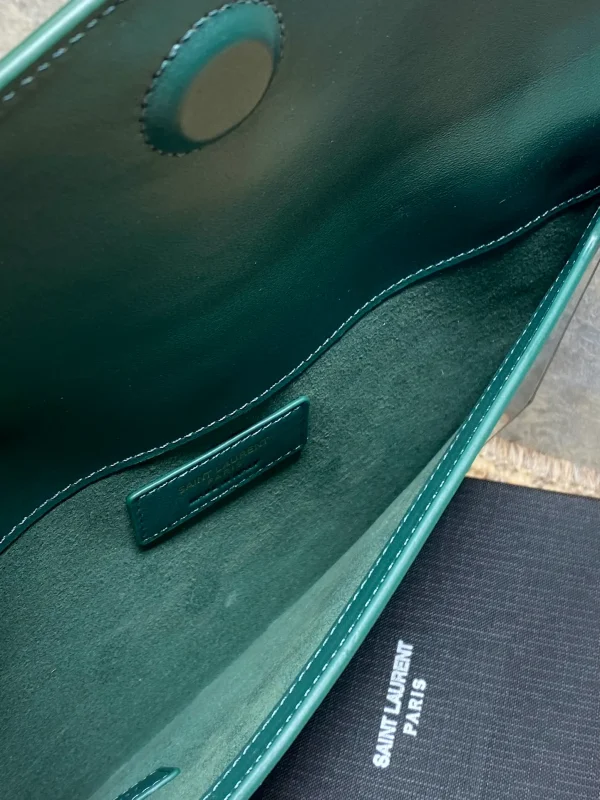 Saint Laurent Cassandra Patent Leather Wallet On A Chain - Image 2