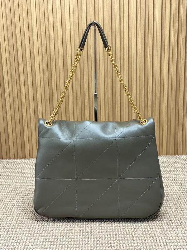 Saint Laurent Jamie 4.3 Small Leather Shoulder Bag in Green - Image 3